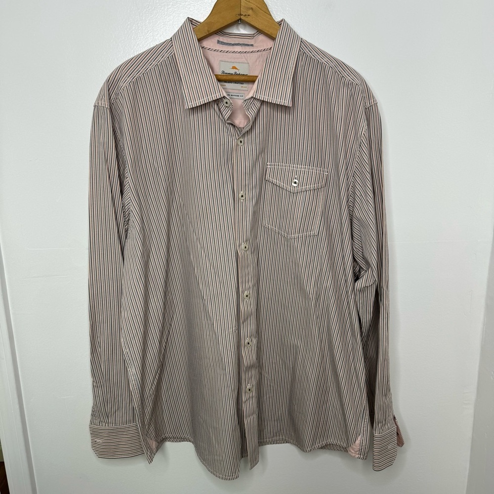 TOMMY BAHAMA Long Sleeve Button Down Shirt Size XL